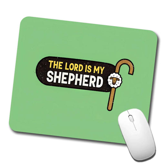 The Lord Is My Shepherd Psalm Bible Verse Low Profile Mouse Pad Mat