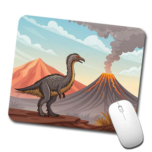 Therizinosaurus Volcano Low Profile Mouse Pad Mat