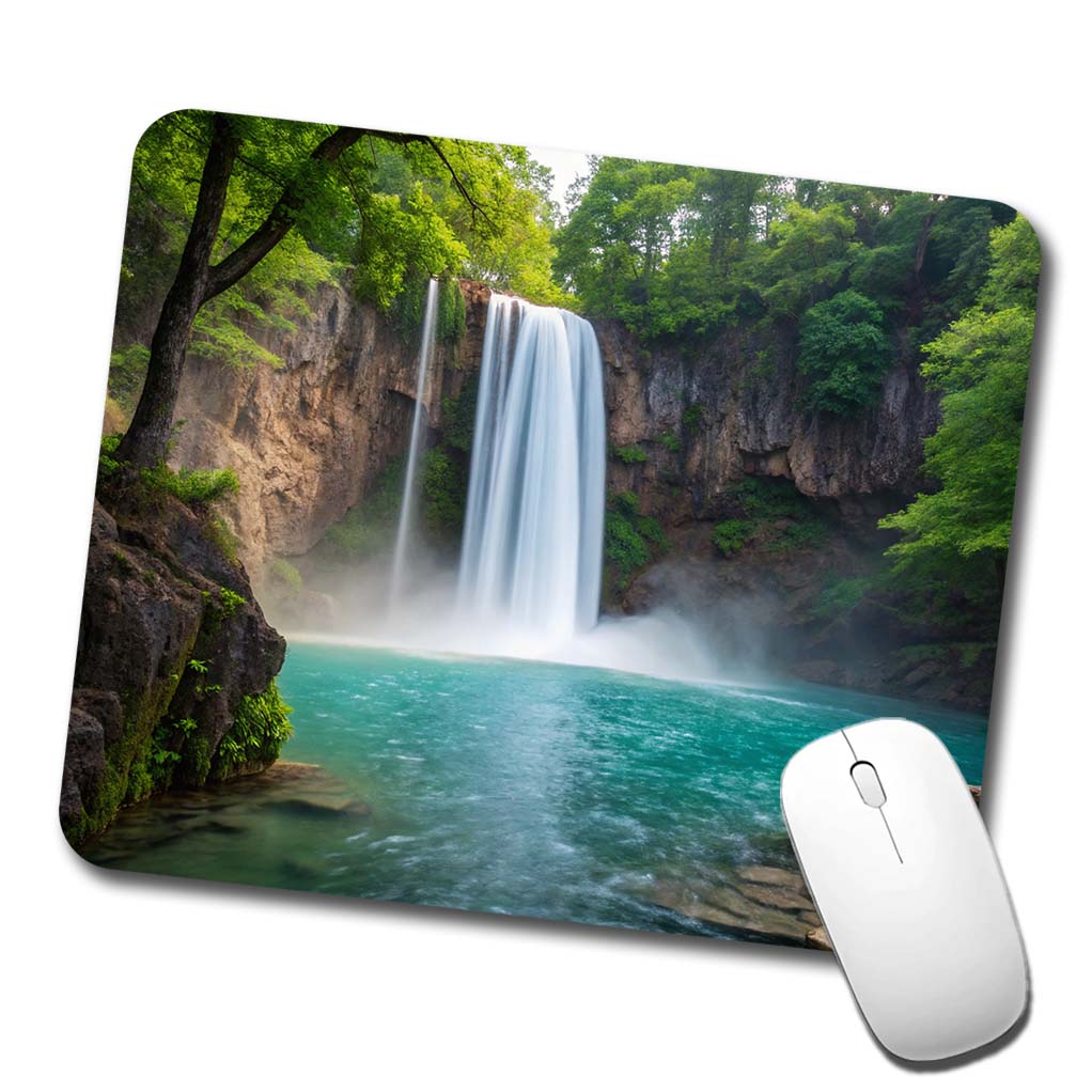 Waterfalls Stunning Low Profile Mouse Pad Mat