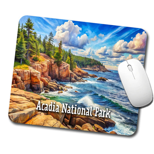 Acadia National Park Maine Low Profile Mouse Pad Mat