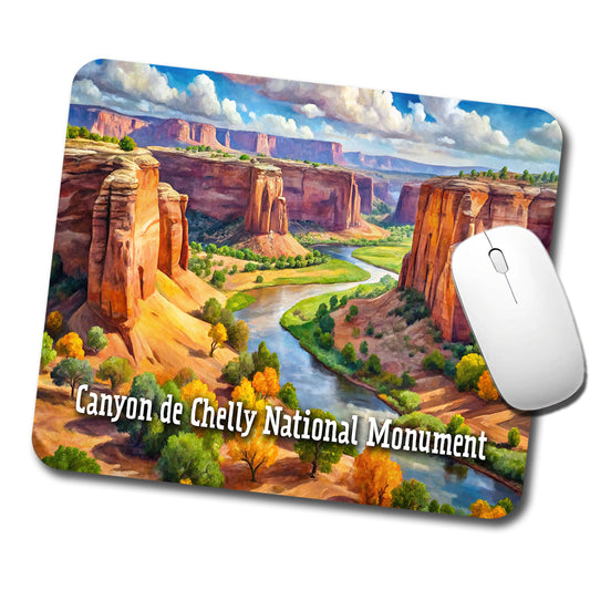 Canyon de Chelly National Monument Arizona Low Profile Mouse Pad Mat