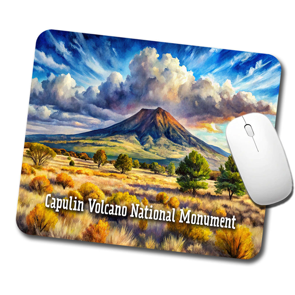 Capulin Volcano National Monument New Mexico Low Profile Mouse Pad Mat