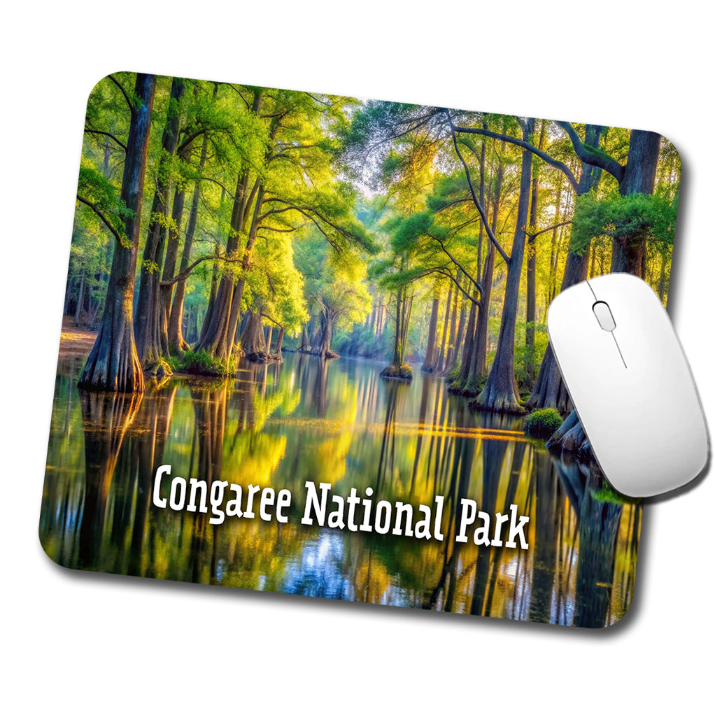 Congaree National Park South Carolina Low Profile Mouse Pad Mat