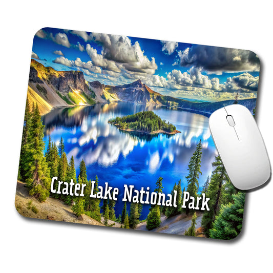 Crater Lake National Park Oregon Low Profile Mouse Pad Mat
