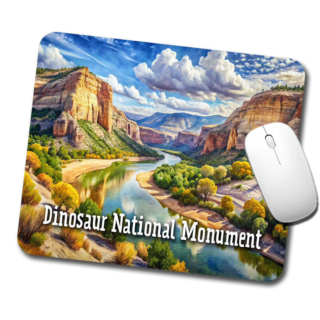 Dinosaur National Monument Colorado, Utah Low Profile Mouse Pad Mat