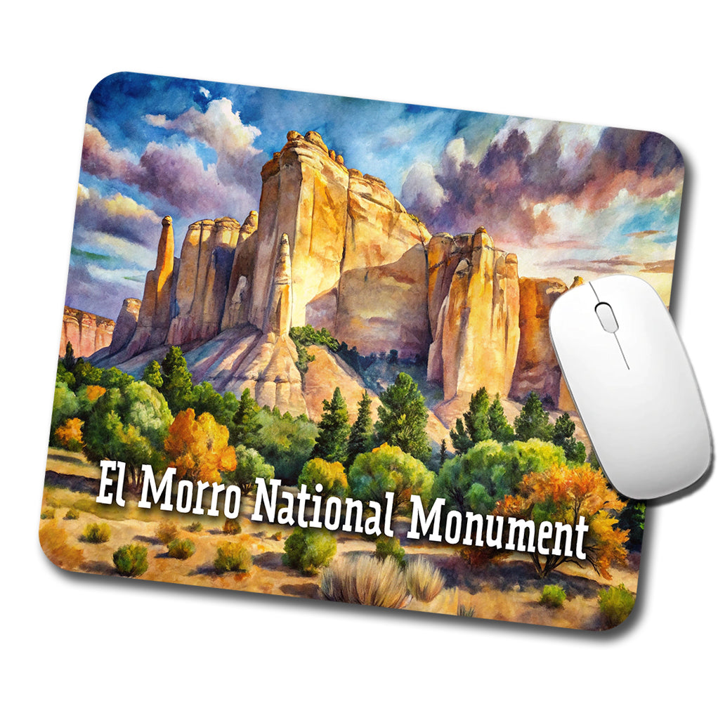 El Morro National Monument New Mexico Low Profile Mouse Pad Mat