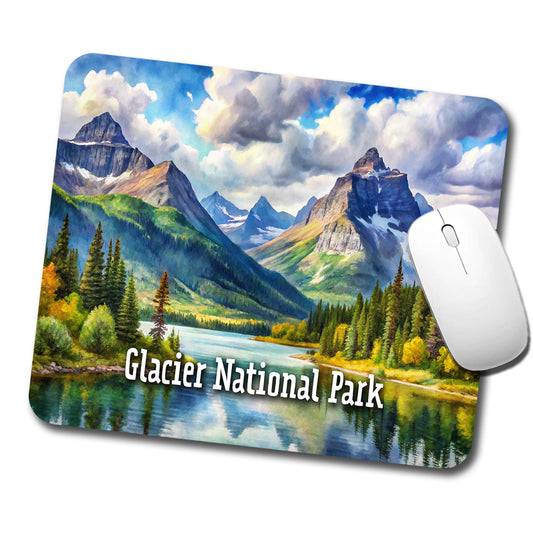 Glacier National Park Montana Low Profile Mouse Pad Mat