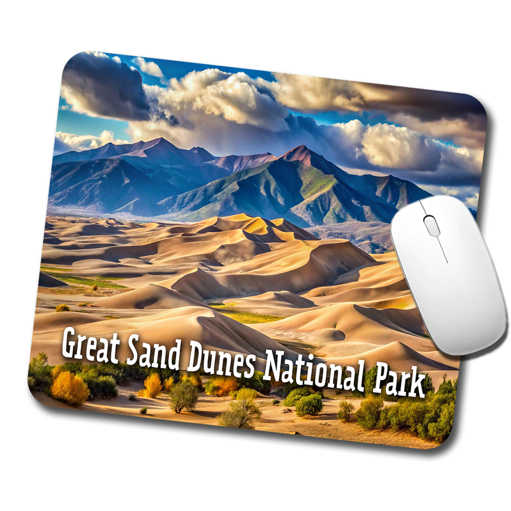 Great Sand Dunes National Park Colorado Low Profile Mouse Pad Mat