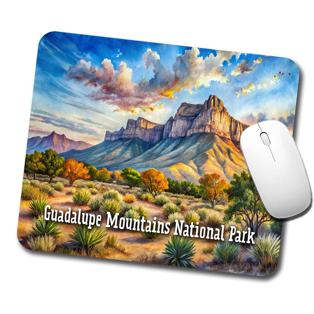 Guadalupe Mountains National Park Texas Low Profile Mouse Pad Mat