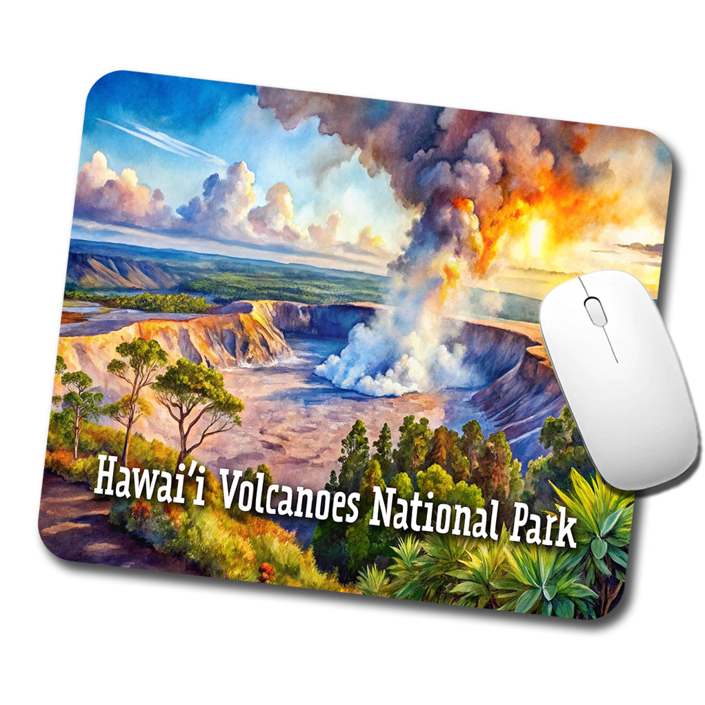 Hawai'i Volcanoes National Park Low Profile Mouse Pad Mat