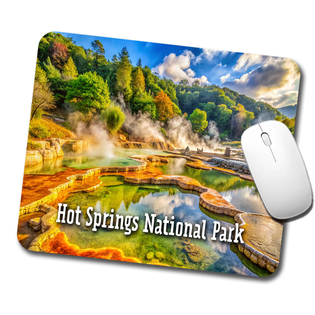 Hot Springs National Park Arkansas Low Profile Mouse Pad Mat