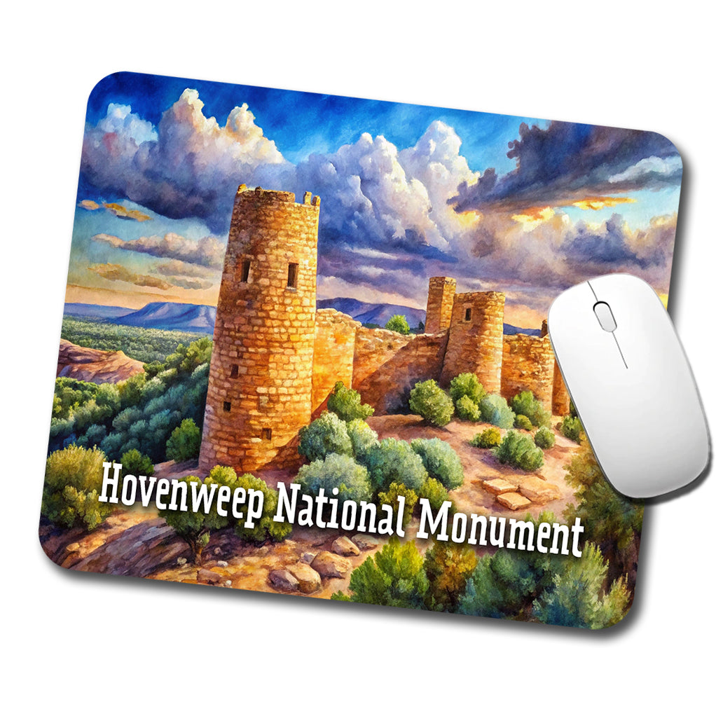 Hovenweep National Monument Colorado, Utah Low Profile Mouse Pad Mat