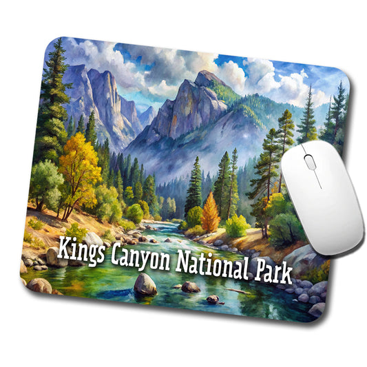 Kings Canyon National Park California Low Profile Mouse Pad Mat