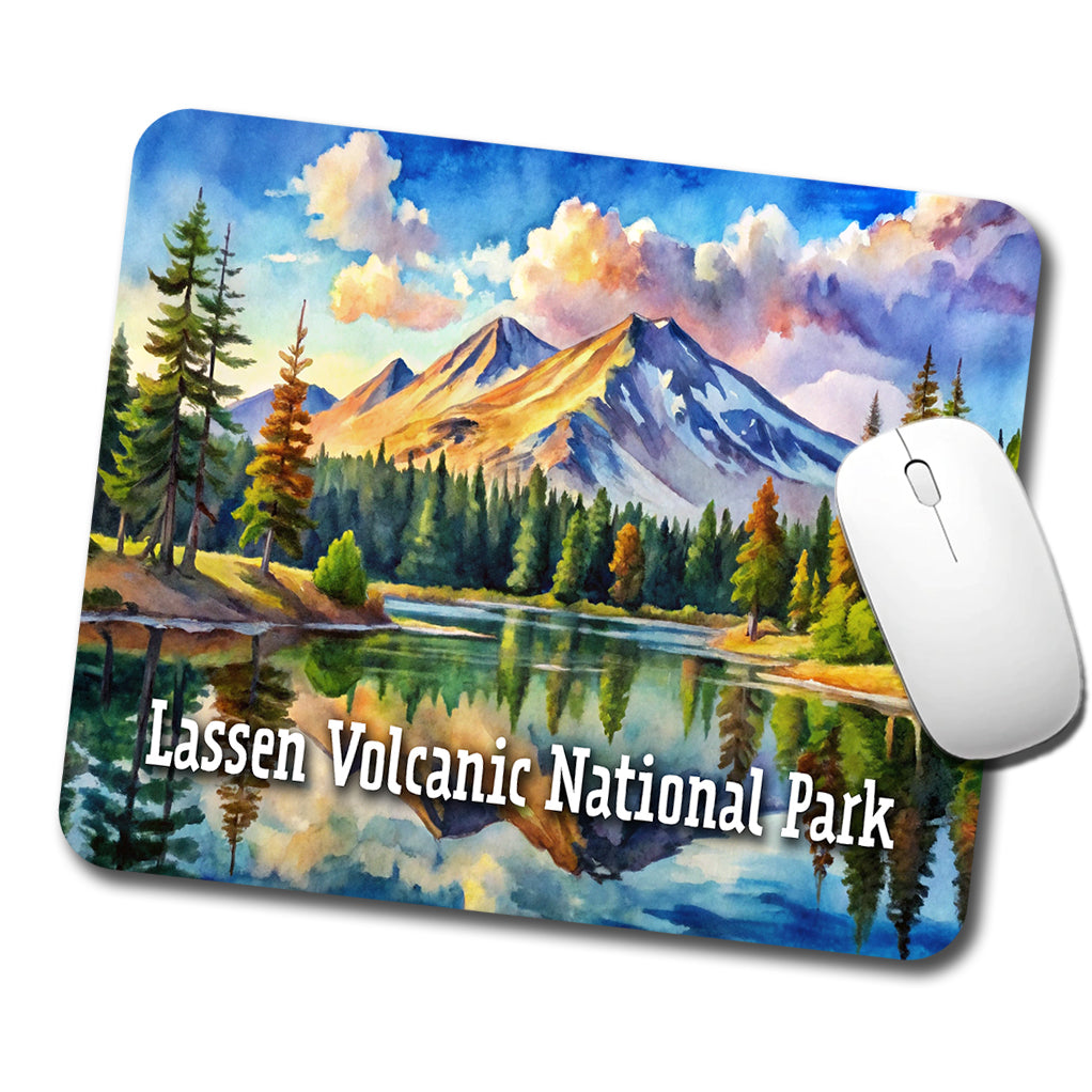 Lassen Volcanic National Park California Low Profile Mouse Pad Mat
