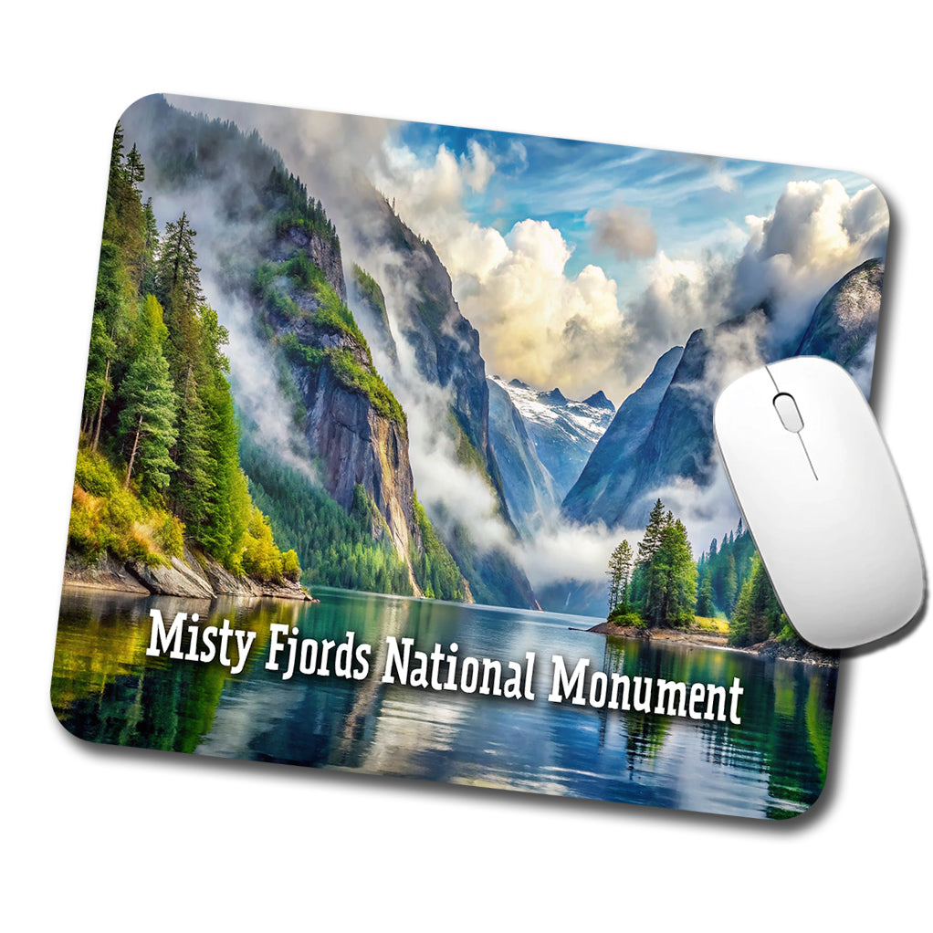 Misty Fjords National Monument Alaska Low Profile Mouse Pad Mat