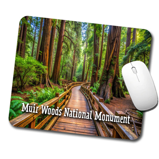 Muir Woods National Monument California Low Profile Mouse Pad Mat
