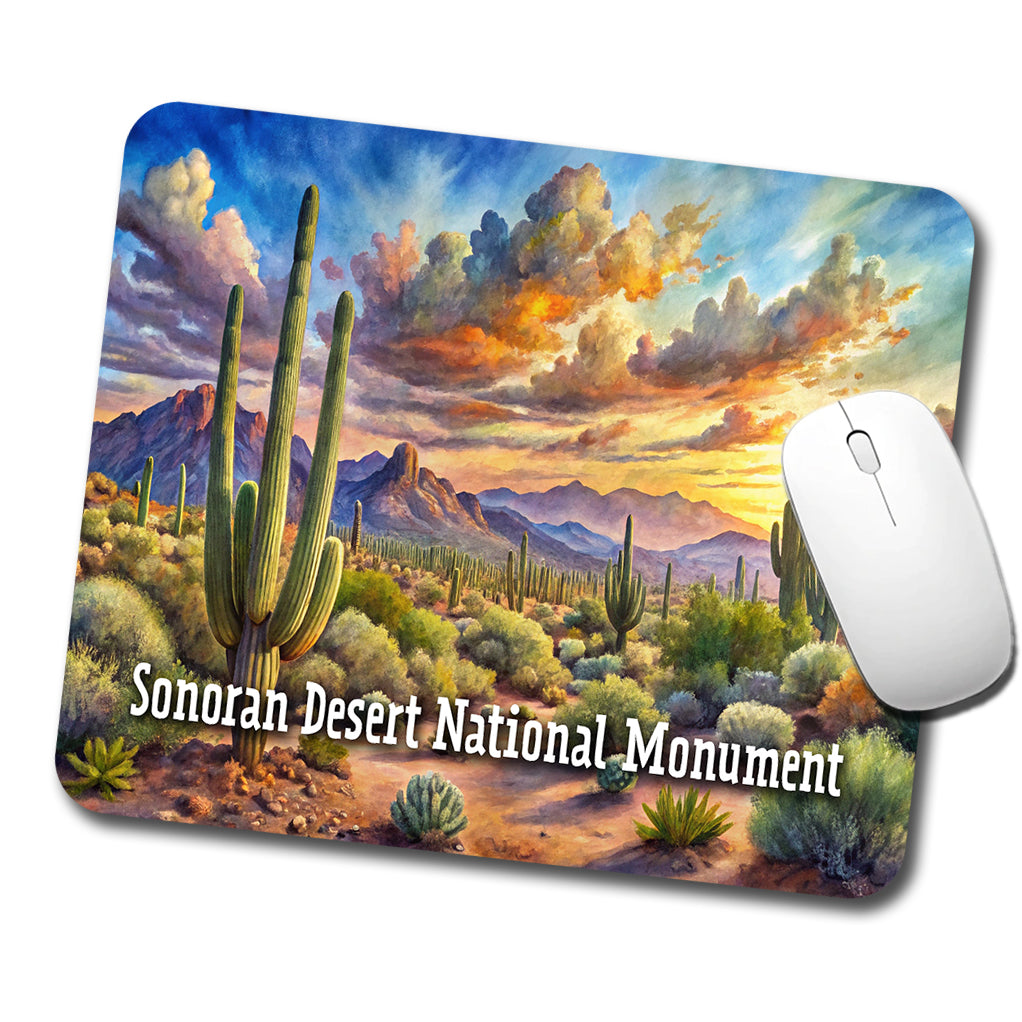 Sonoran Desert National Monument Arizona Low Profile Mouse Pad Mat