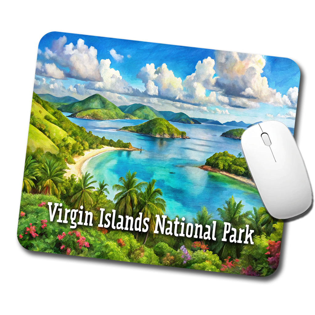 Virgin Islands National Park Low Profile Mouse Pad Mat