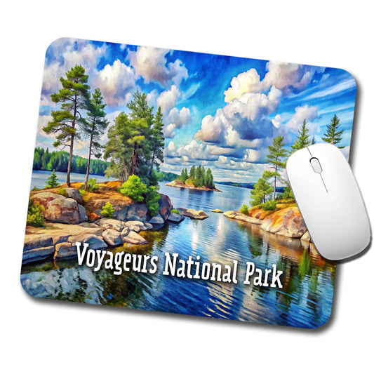 Voyageurs National Park Minnesota Low Profile Mouse Pad Mat