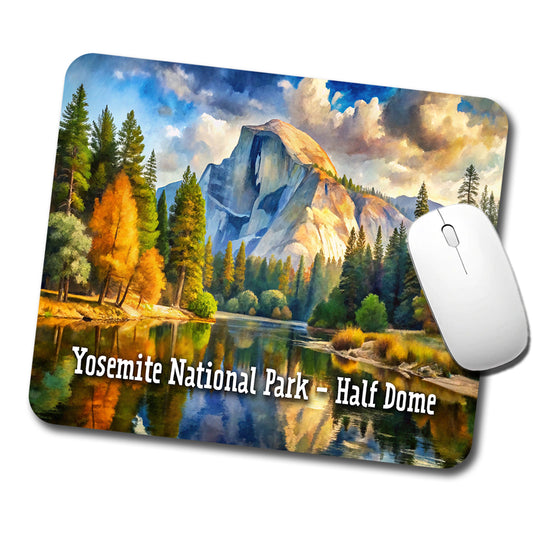Yosemite National Park Half Dome Low Profile Mouse Pad Mat