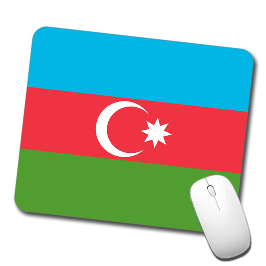 Azerbaijan Country Flag Low Profile Mouse Pad Mat