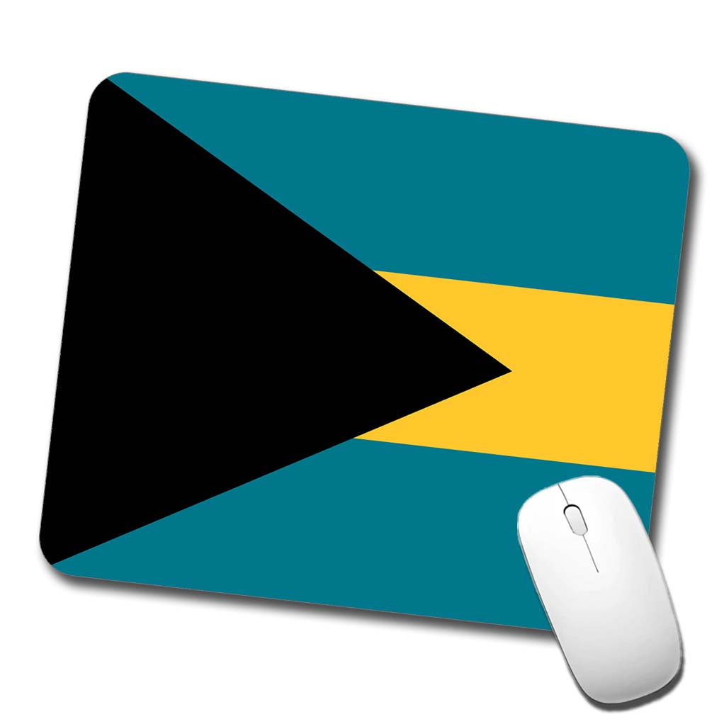 Bahamas Country Flag Low Profile Mouse Pad Mat