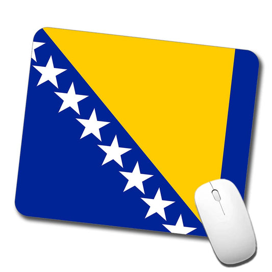 Bosnia and Herzegovina Country Flag Low Profile Mouse Pad Mat
