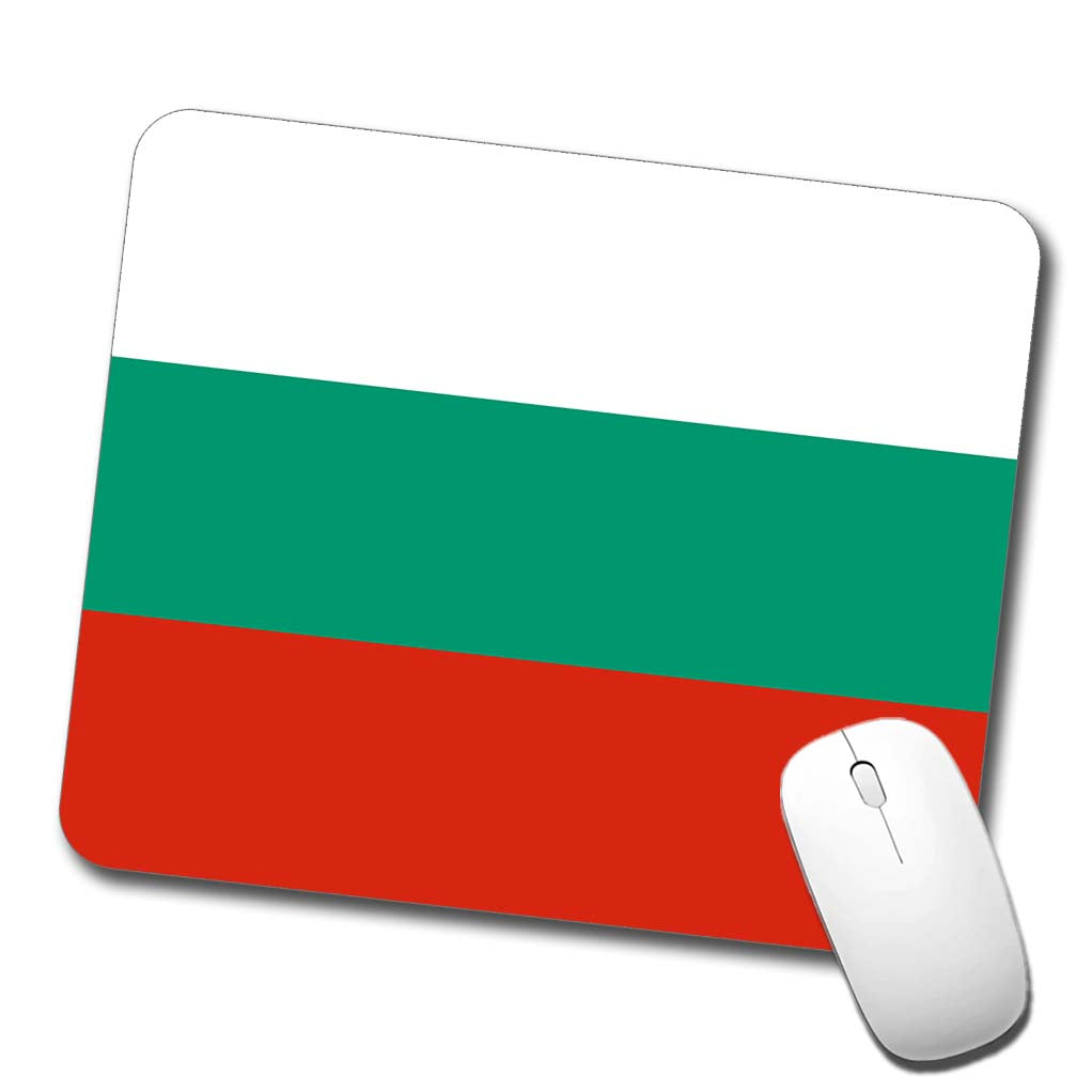 Bulgaria Country Flag Low Profile Mouse Pad Mat