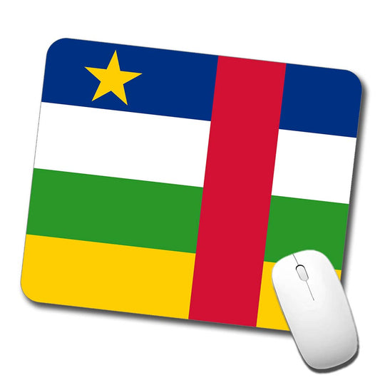 Central African Republic Country Flag Low Profile Mouse Pad Mat