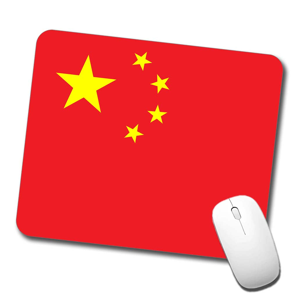China Country Flag Low Profile Mouse Pad Mat