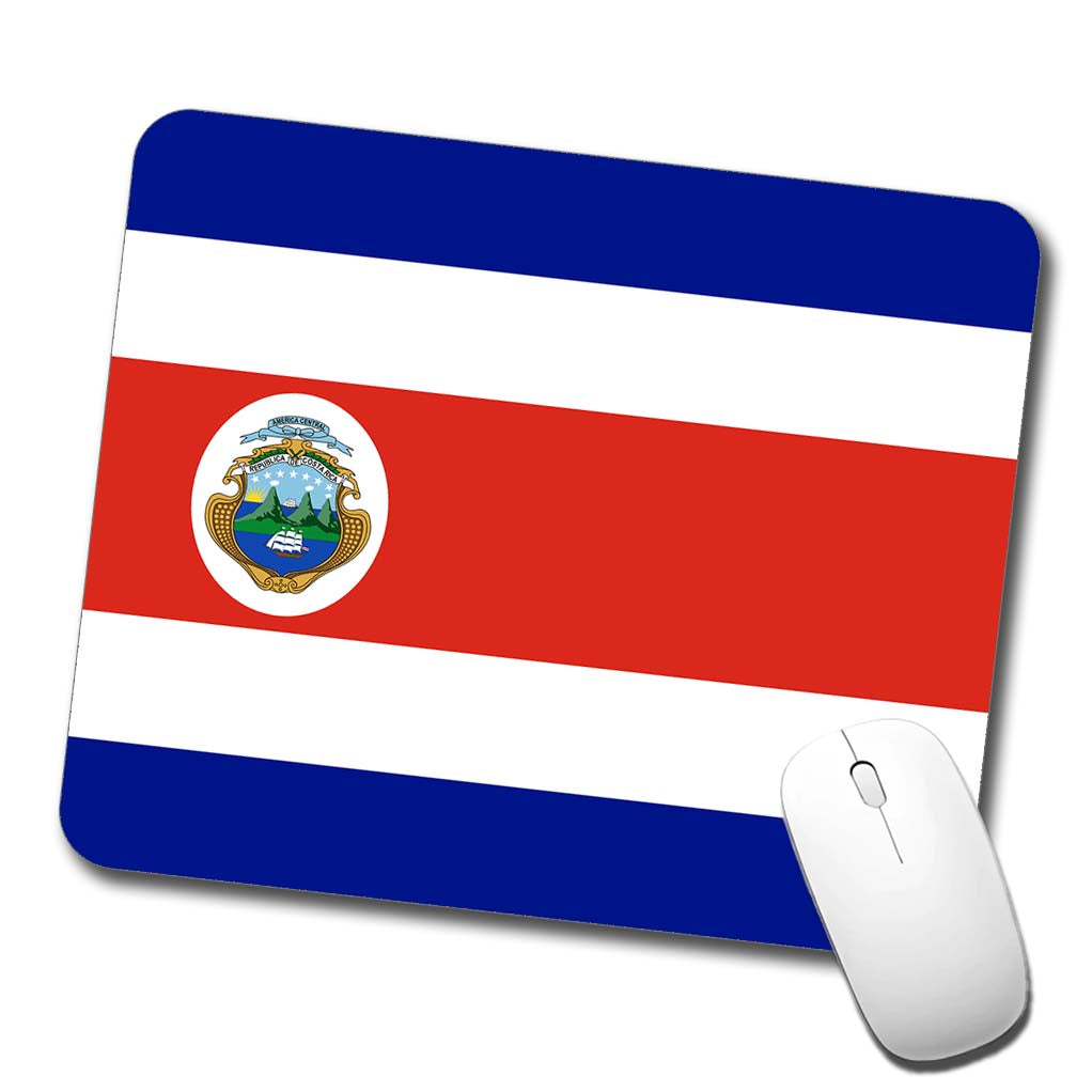 Costa Rica Country Flag Low Profile Mouse Pad Mat