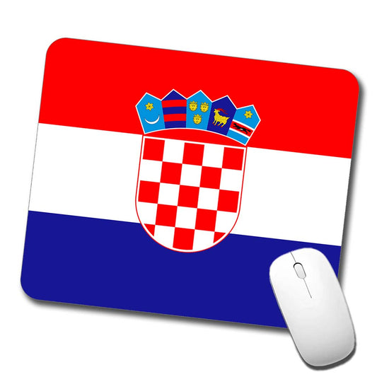 Croatia Country Flag Low Profile Mouse Pad Mat