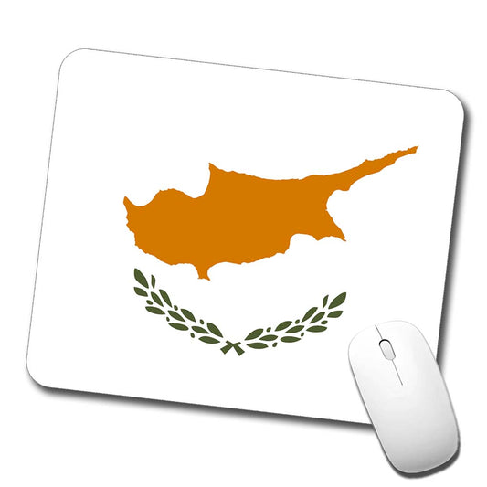 Cyprus Country Flag Low Profile Mouse Pad Mat