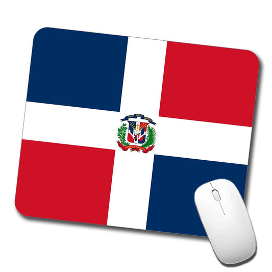 Dominican Republic Country Flag Low Profile Mouse Pad Mat