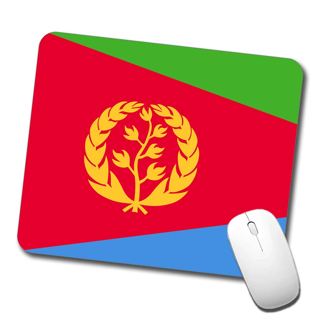 Eritrea Country Flag Low Profile Mouse Pad Mat