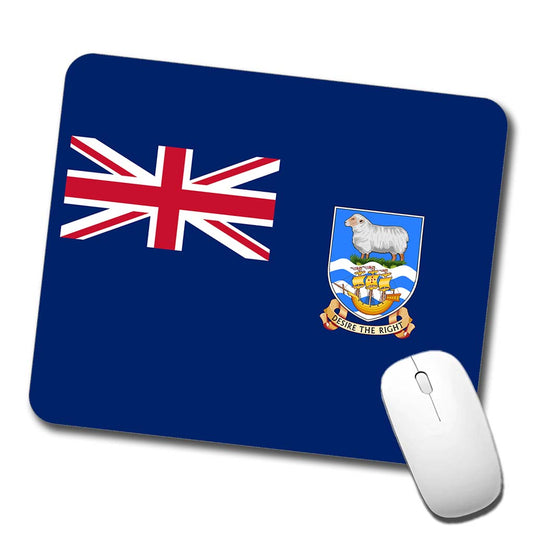 Falkland Islands Country Flag Low Profile Mouse Pad Mat
