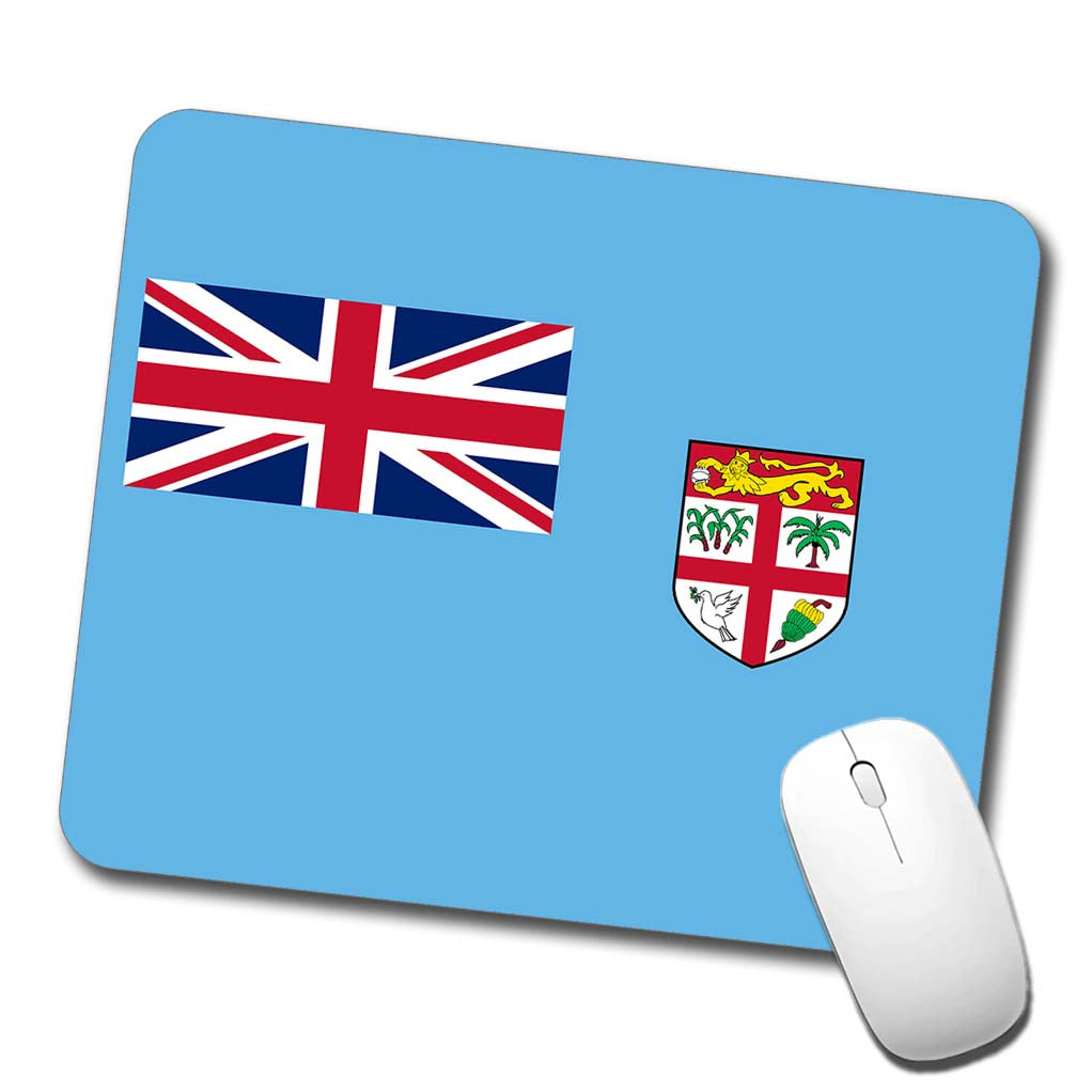 Fiji Country Flag Low Profile Mouse Pad Mat