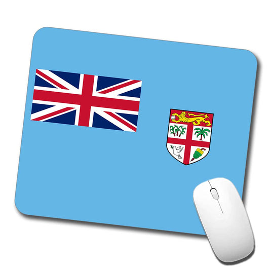Fiji Country Flag Low Profile Mouse Pad Mat