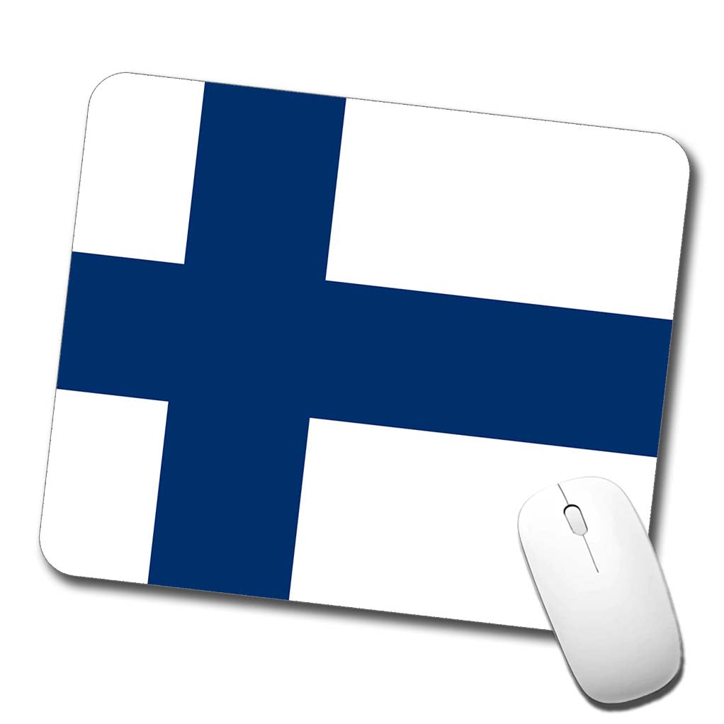 Finland Country Flag Low Profile Mouse Pad Mat