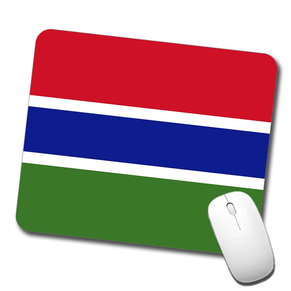 Gambia (the) Country Flag Low Profile Mouse Pad Mat
