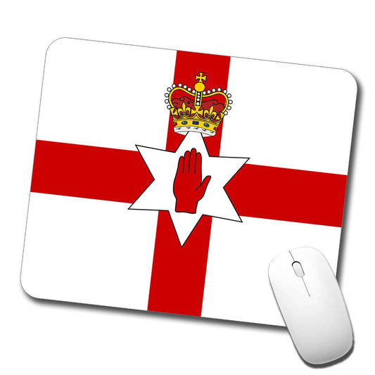 Great Britain Northern Ireland Country Flag Low Profile Mouse Pad Mat
