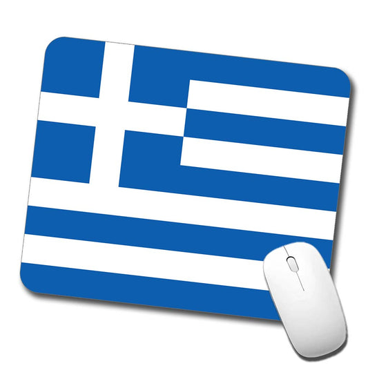 Greece Country Flag Low Profile Mouse Pad Mat