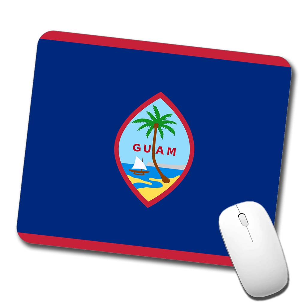 Guam Country Flag Low Profile Mouse Pad Mat