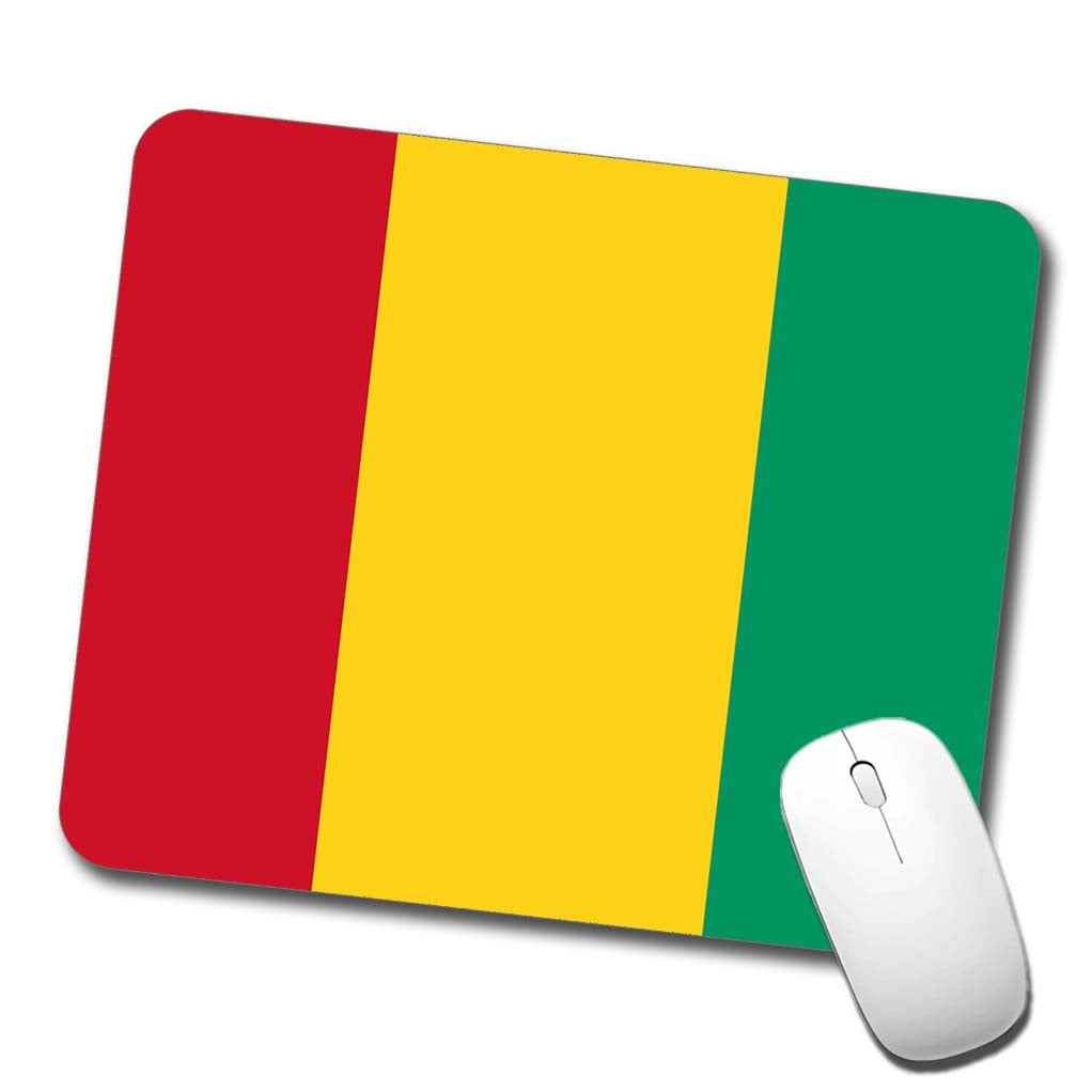 Guinea Country Flag Low Profile Mouse Pad Mat