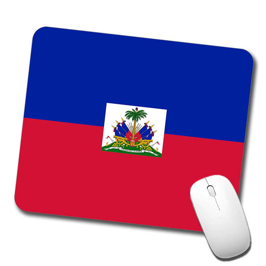 Haiti Country Flag Low Profile Mouse Pad Mat
