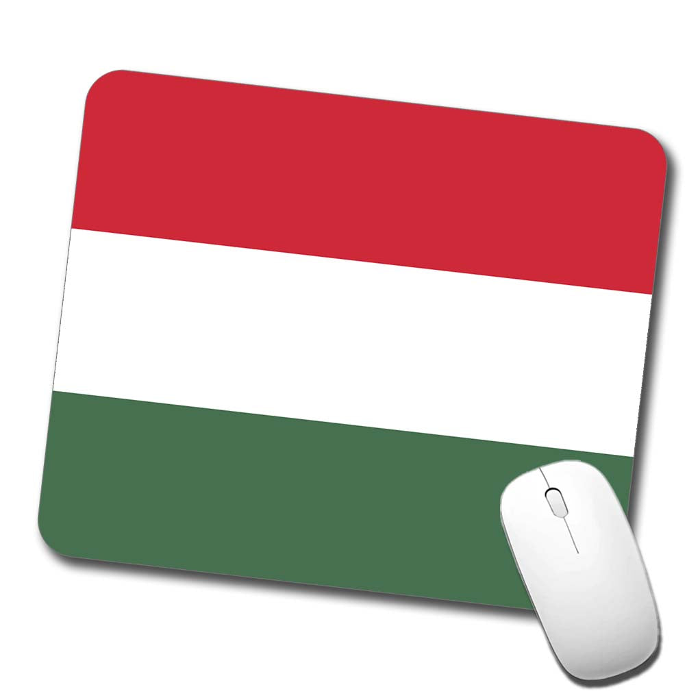 Hungary Country Flag Low Profile Mouse Pad Mat