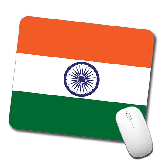 India Country Flag Low Profile Mouse Pad Mat