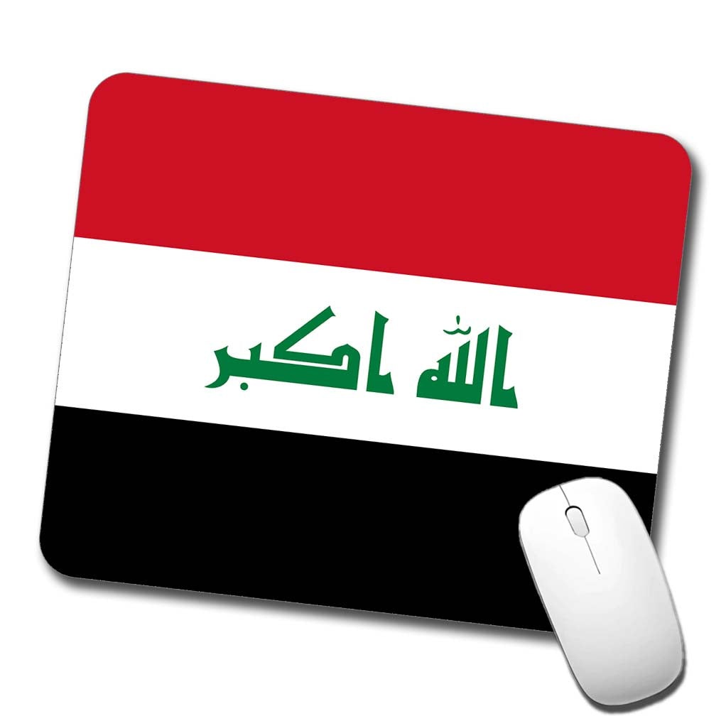 Iraq Country Flag Low Profile Mouse Pad Mat