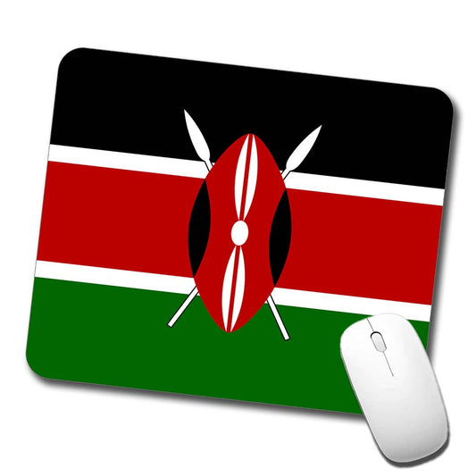 Kenya Country Flag Low Profile Mouse Pad Mat
