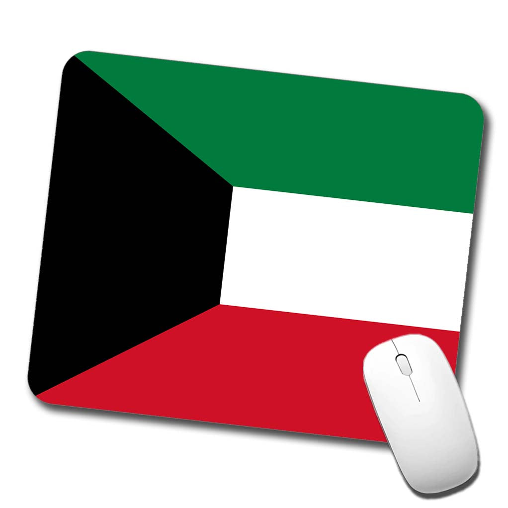 Kuwait Country Flag Low Profile Mouse Pad Mat